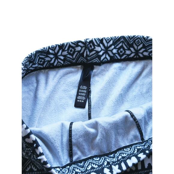 SKIMS Christmas Plush Pointelle Fairisle Henley Pajama Set Modal Medium Holiday - Picture 10 of 14